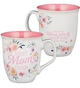 Christian Art Gifts Large Ceramic Novelty Scripture Coffee & Tea Mug for Women: Best Mom Ever - I...