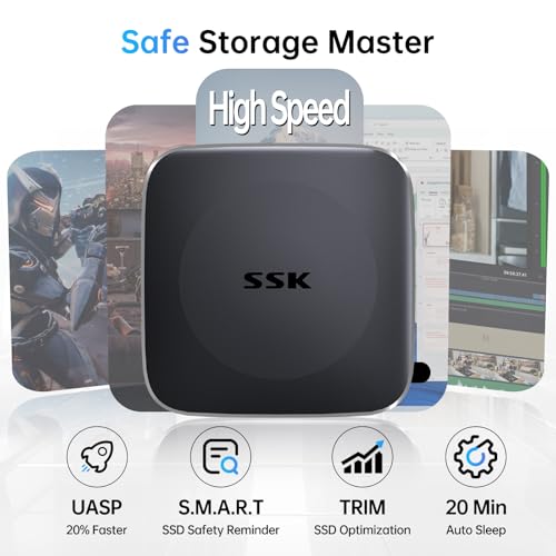Disco duro SSD tipo C de 2 TB portátil almacenamiento USB 3.2 6