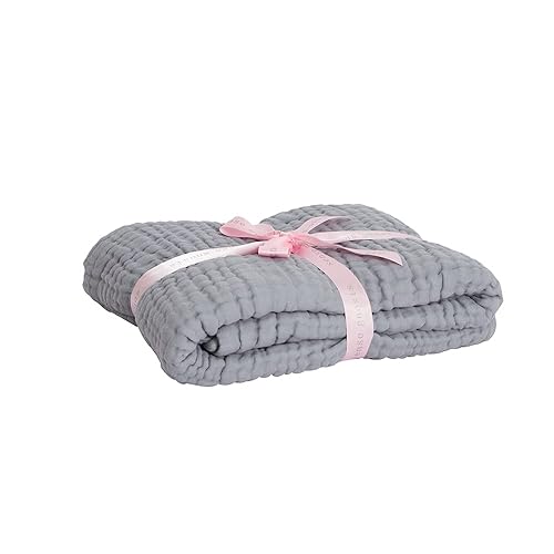 Miniatura 9 de sense gnosis Toalla de baño con capucha para bebé, súper suave, 100% muselina de algodón, altamente absorbente, cómoda, manta para envolver bebé,