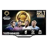 Hisense 85 Inch 144Hz Mini-LED Smart TV 85U7NQTUK - Quantum Dot Colour, Dolby Vision IQ & Atmos, iMax Enhanced, Built-in Subwoofer and Vidaa OS with Freely, Youtube, Netflix and Disney+ (2024 Model)