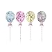 Produktbild Toyvian Konfetti Luftballons Cake Topper Luftballons Kuchen Dekoration, 5 Zoll, 8 Stück