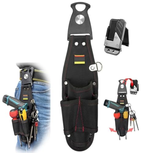 ペン型充電ドライバー用ケース ペン型充電ドライバー差し 工具の落下防止 腰の負担軽減 着脱式工具ホルダー付き