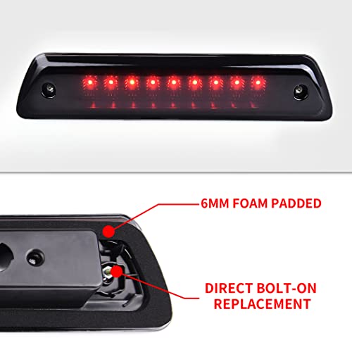 Terceiro Led Luzes De Freio Vermelho Cauda Branca Traseira Freio Reverso Luz De Carga Preta Caixa Co