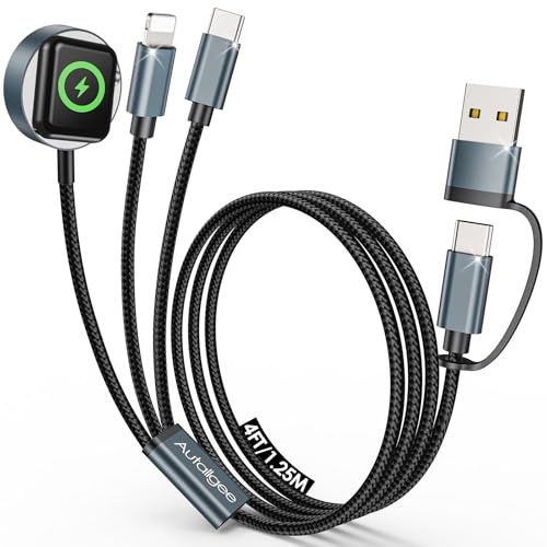 Upgraded 3 in 2 Multi Charger Cable for Apple Watch iWatch Charge...