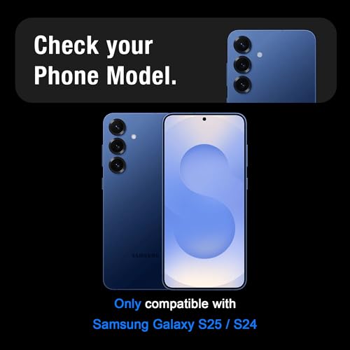 Image of Supershieldz NeoGuard HD+ Tempered Glass Screen Protector Guard for Samsung Galaxy S25 / S24 (6.2 Inch), Military Grade Protection, Easy Installation kit