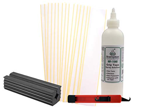 Mercia Golf Ultimate Golf Grip Re-gripping Kit for 14 clubs with 8ozs Solvent, 15 grip strips, Rubber Vice Clamp and Hook Bladed Knife.