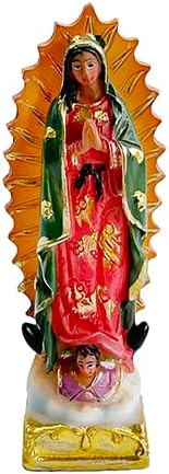 Annie's Boutique Estatua de la Señora de Guadalupe Icono mexicano Estatua de María Guadalupana (3 pulgadas)