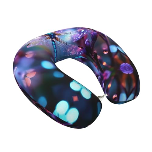 Almohada cuello U espuma viscoelástica 25 cm x 30 cm miniatura 2