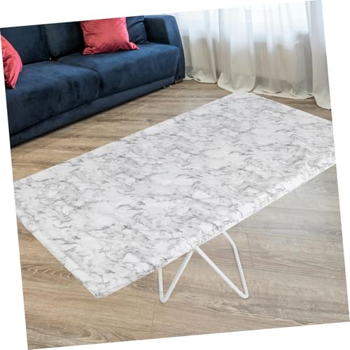 Housse de table élastique PVC 76 x 183 cm Milisten nappe ajustée imperméable - 6