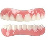 Generisch Gefälschte Zähne Zahnprothese Künstliche Zähne Zahnersatz Weiß Kosmetische Zähne Temporäre Prothesen,1pcs