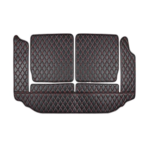 Esteras Maletero Para Suzuki Para JIMNY JB64 JB74 2019 2020 2021 2022 2023 2024 2025 Alfombrilla De Cuero Para Maletero(Red)