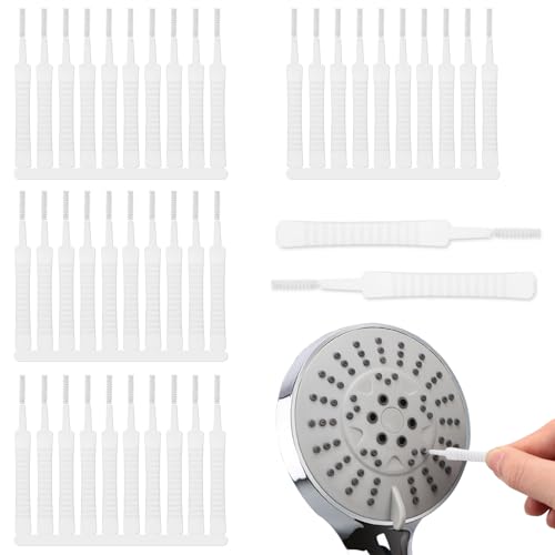 40pcs Mini Shower Head Cleaning Brush, Multifunctional Shower Brush Cleaner for Small Hole Deep Detail Crevice Brushes for Shower Head