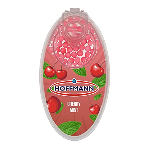 Hoffmann - Premium Aroma Kapseln Cherry Mint | DIY Click Filter Kugeln| 10er-Pack | 1000 Kugeln
