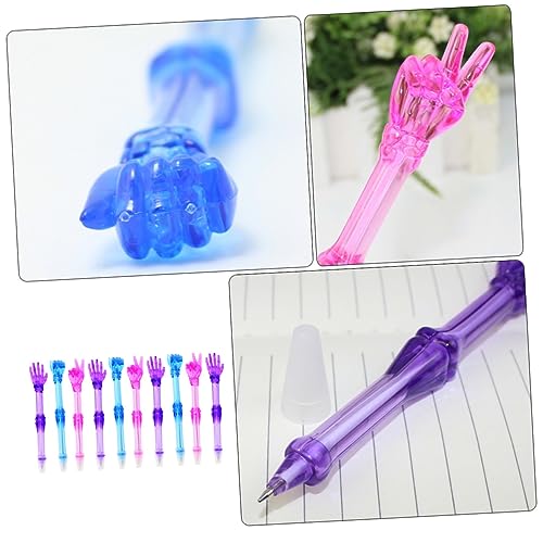 Bolígrafos de gel azul Ciieeo 10 pcs punto medio miniatura 3