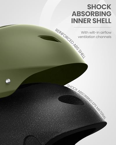 Image of OutdoorMaster Kelvin Ski Helmet - Snowboard Helmet for Men, Women & Youth (Army Green,M) | Ski & Snowboard Use,Fits Men,Women & Youth,ASTM Certified Impact Protection,Adjustable Ventilation