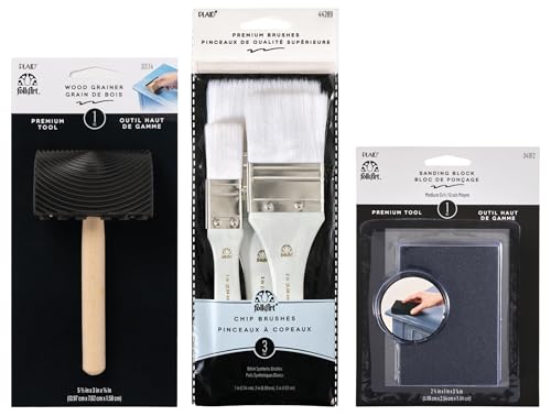 FolkArt Furniture Restoration Kit, 5 Piece Set, Includes 1 Sanding