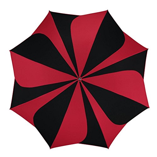 Preisvergleich Produktbild Pierre Cardin Regenschirm Taschenschirm Auf-Zu Automatik Sunflower schwarz rot