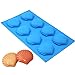 X-Haibei Silicone Mold Shell Soap Madeleines Cake Chocolate Cookies Pastry Maker - Realistic Beach Design, 2.5
