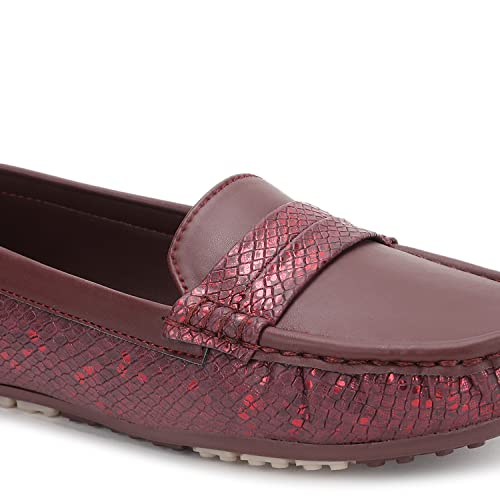 Image of Marc Loire Women Comfortable Slip On Flat Loafer Ballet; Casual and Formal Footwear