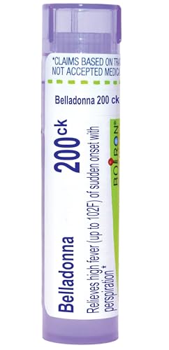 Boiron Belladonna 200CK 80 Pellets Homeopathic Medicine for Fever