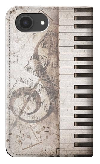 Étui flip iPhone 17e housse cuir music note etui de protection intégrale - 2