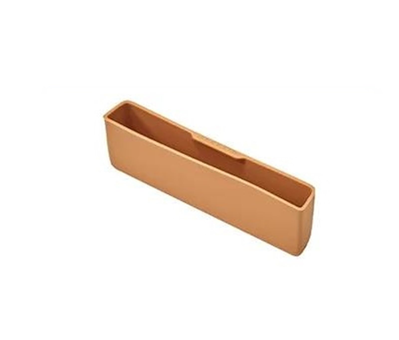 PIBMKVKHIK For ZEEKR 9X 2025 2026 Car Storage Box Middle Row Seat Side Cushion Interior Armrest Organiser Tray(Amber Brown)