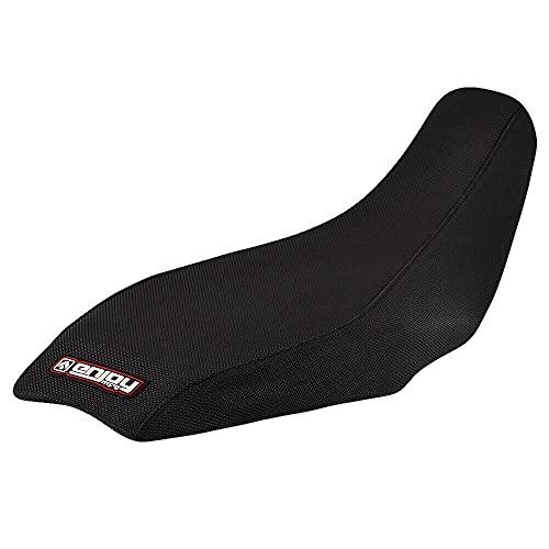 Enjoy Mfg Seat Cover - Compatible Fit for 2006-2021 Honda TRX 90 Sportrax 90 Quad ATV #211 (All Black Standard)