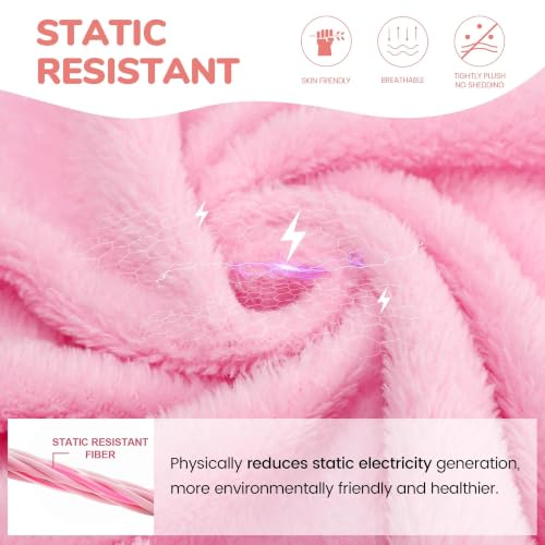 Image of V.&GRIN Girls Fleece Hooded Robe, Soft Unicorn Bathrobe for Kids 5-14 Years