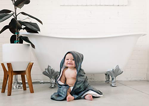 Image of Copper Pearl Hooded Bath Towels Premium Knit /Terry Cloth Baby Towels with Hood, Pockets, and Cool Designs - Great to Gift and Make Bath Time Fun - Baby Bath Towel, Hunter