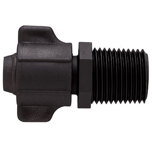 Orbit DripMaster 67470 1/2-Inch Male Pipe Thread to 1/2-Inch Distribution Tubing Adapter