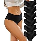 Sth Big Unterhosen Damen Nahtlose Hohe Taille Seamless Slips Damen High Waist Unterwäsche Frauen Bequem Hipsters Pantys Ohne Abzeichnen Taillenslip Nahtlos Underwear Women Slips Mehrpack 6