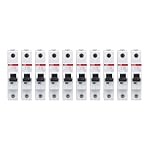 ABB – ABB 10er Set S201-C10 Sicherungsautomat - S200-1P - 10 A - C
