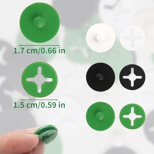 Pretwad 24 PCS Startnummernclips, Befestigungssystem für Startnummernschnallen, Triathlon-Startnummernhalter, Marathon-Verschlusshalter für Rennen, Läuferfeld-Event, Marathon-Verschlusshalter