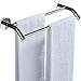 Wandmontierter Doppelhandtuchhalter Hotelschiene Edelstahlrohr Lagerregal Organizer Badezimmer Hardware Halter 72Cm/82Cm/52Cm/62Cm (Size : 52Cm),52cm