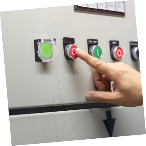 Cubierta de interruptor de parada impermeable de mesa con protector de seguridad pack de 5 5
