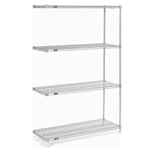 Nexel Wire Shelving Add-On, Poly-Z-Brite, 48