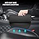 FINEVERNEK Aufbewahrungsbox Autositz Lücken，Universal Autositz Lückenfüller Organizer， Premium Leder Aufbewahrungsbox für Auto – Telefone, Schlüssel, Geldbörsen Und Andere Kleinteile (Schwarz)