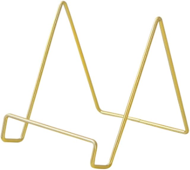 IKAAR Book Stand Book Holder for Reading Display Kitchen Perfect for Reading, Cookbook Stand, Music Book Document (Gold)