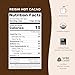 Blume Superfood Latte - Reishi Hot Cacao Powder, Mushroom Powder, Soothing Superfoods, Latte with Brain support, Organic Cocoa Mushroom Coffee Enhancer - Organic, Vegan And Keto Friendly - 25 Servings