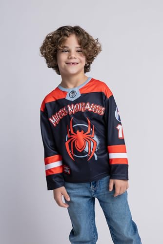Image of Marvel Spider-Man Matching Family Athletic Hockey Jersey