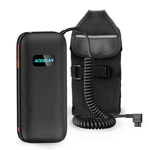 AODELAN External Flash Battery Pack Speedlite Battery Power Bank for Sony HVL-F60M, HVL-F58AM, HVL-F56AM. Replaces Sony FA-EB1AM, FA-EB1 (12 AA Batteries)