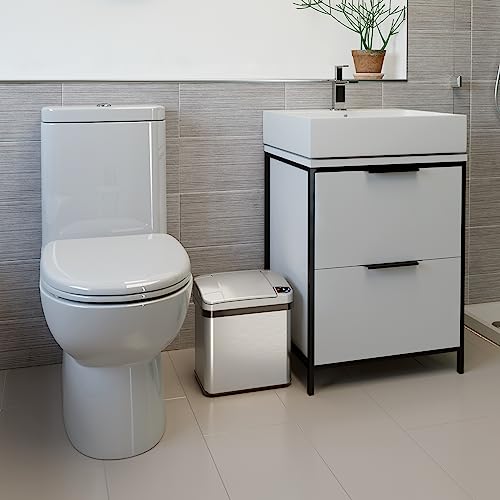 Canecas de basura táctiles iTouchless combo 13 y 2.5 gal miniatura 5