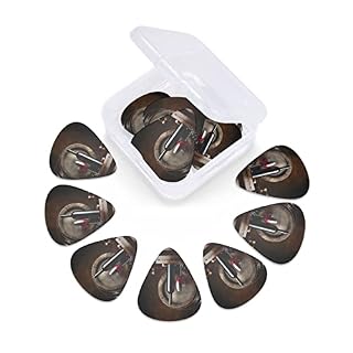 Ensemble de 12 médiators de guitare en verre de bouteille de vin rouge pour guitare acoustique, guitare électrique… - Les Beatles, Paul McCartney, John Lennon, RIngo Starr, George Harrison Ensemble de 12 médiators de guitare en verre de bouteille de vin rouge pour guitare acoustique, guitare électrique… – Image 6