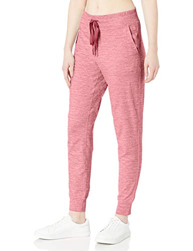 Danskin Women's Tech Stretch Jogger Pant, Violet Quartz Space Dye, Medium