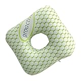 Almohada de piercing – Cojín de donut de tela suave | Almohada de espuma fácil de usar, ayuda cómoda para dormir, espuma viscoelástica fresca y cómoda, para avión, coche, lugar de trabajo, gimnasio, N