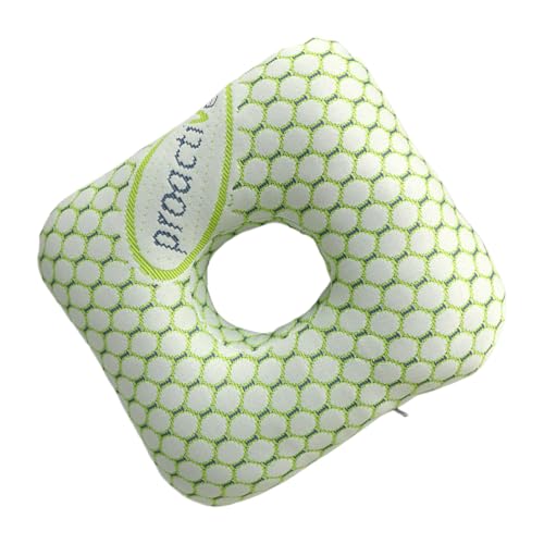Generisch Almohada para piercing de oreja, 28 x 28 x 7 cm, almohada hueca para evitar la presión sobre joyas, para avión, coche, siesta, viajes, cama, descanso