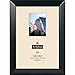 Burnes of Boston 203846 Napa Picture Frame, 4-Inch by 6-Inch, Black