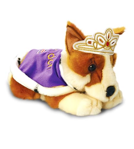 Peluche corgi multicolore Keel Toys compagnon idéal des siestes en chambre