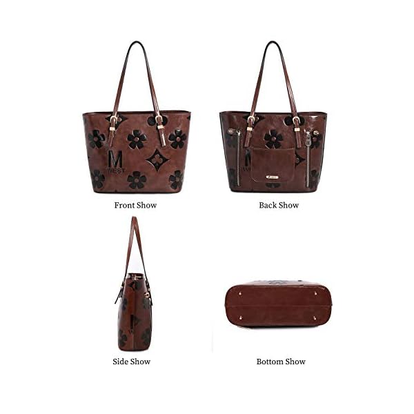 Montana-West-Large-Tote-for-Women-Concealed-Handgun-Carry-Purse-Monogram-Handbag-Laptop-Bag Montana West Bucket Bag for Women Leather Stylish Small Shoulder Handbags Cute Hobo Crossbody Bags