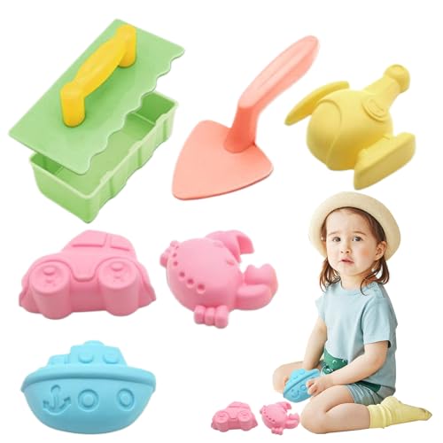 Juguetes de playa para | Juguetes de construcción de al aire libre | Kit de construcción portátil con pala, juegos educativos al aire libre y actividades para niñas niños